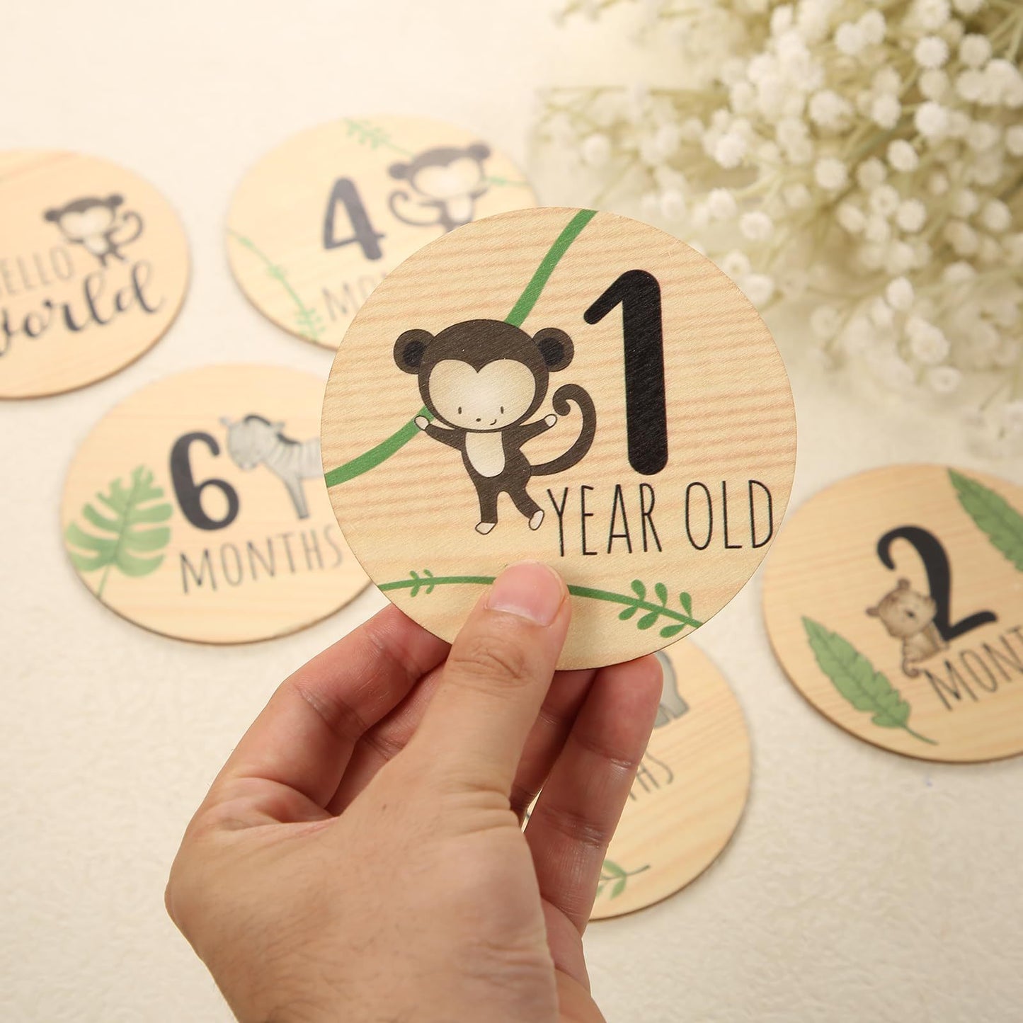 Woodland Baby Milestone Cards