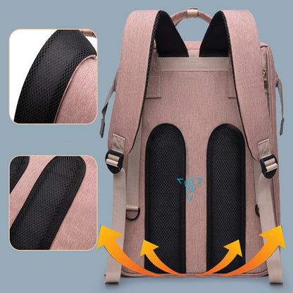 All-in-One Mummy Backpack Crib Bag
