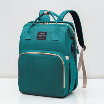 All-in-One Mummy Backpack Crib Bag